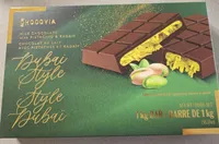 Dubai Style Milk Chocolate with Pistachio and Kadaif