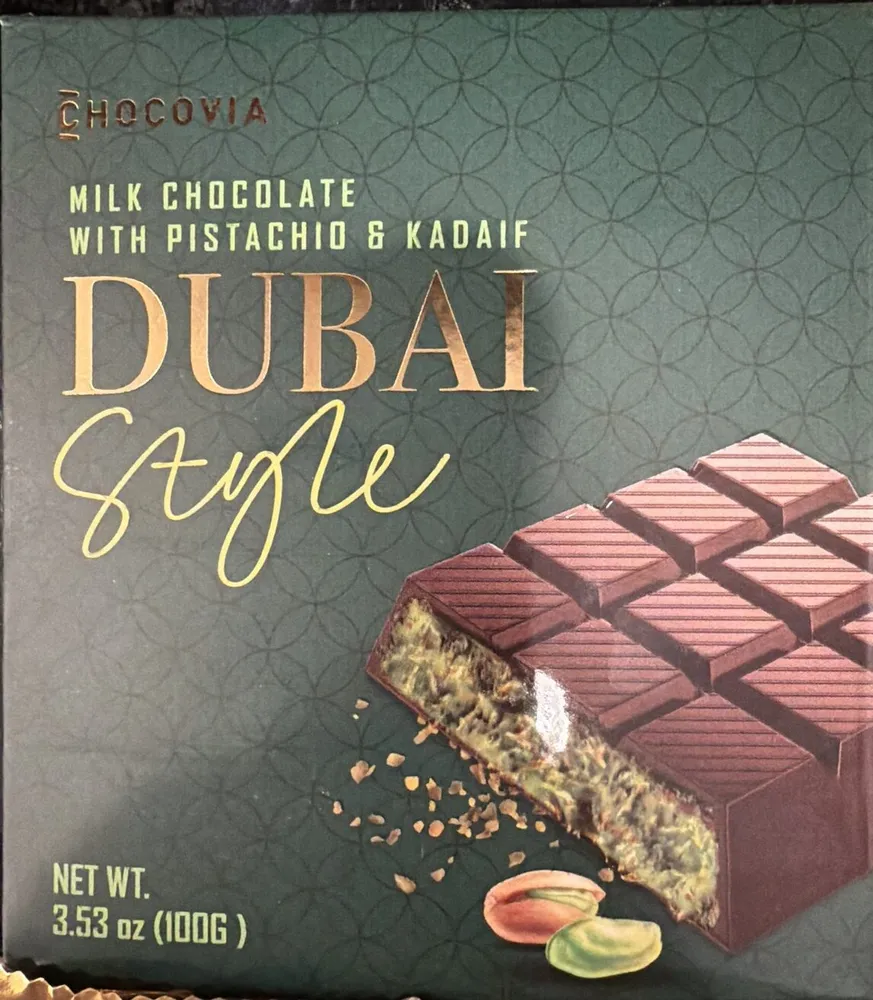Milk Chocolate With Pistachio & Kadaif