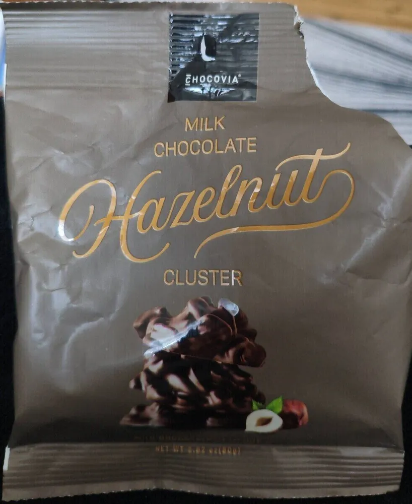 Milk chocolate hazelnut cluster