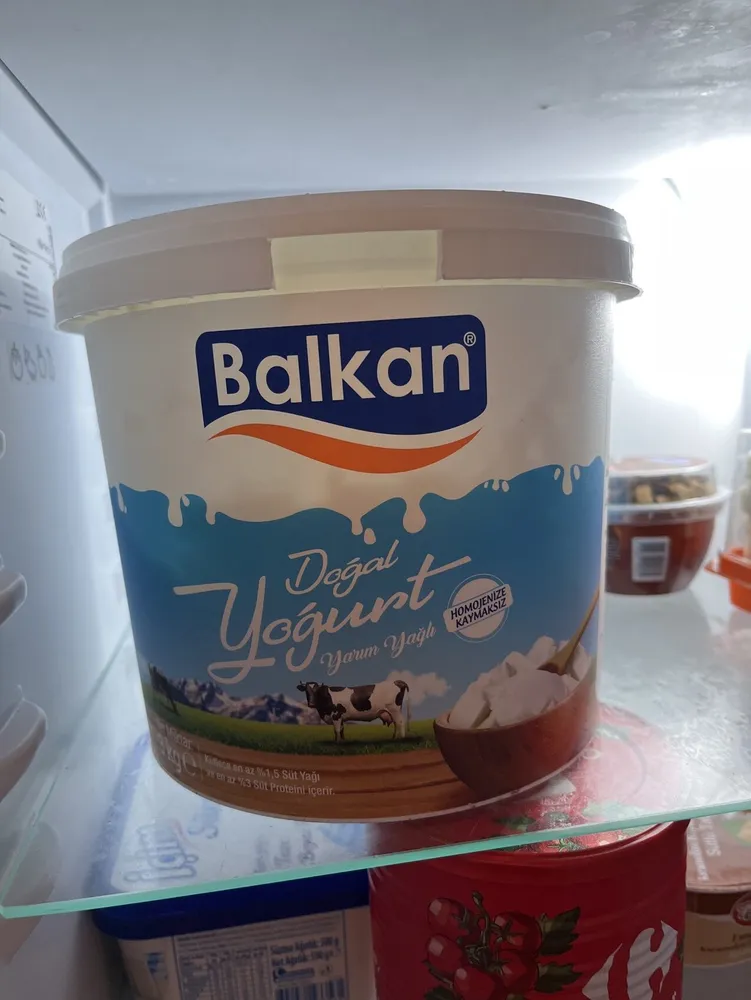 BALKAN DOĞAL YOĞURT YARIM YAĞLI