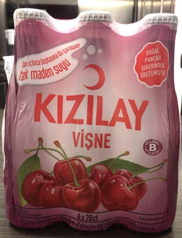 Kizilay vişne’li maden suyu