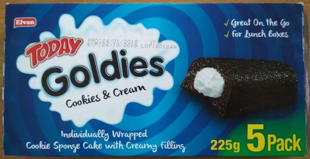 Today Goldies Cookies & Cream