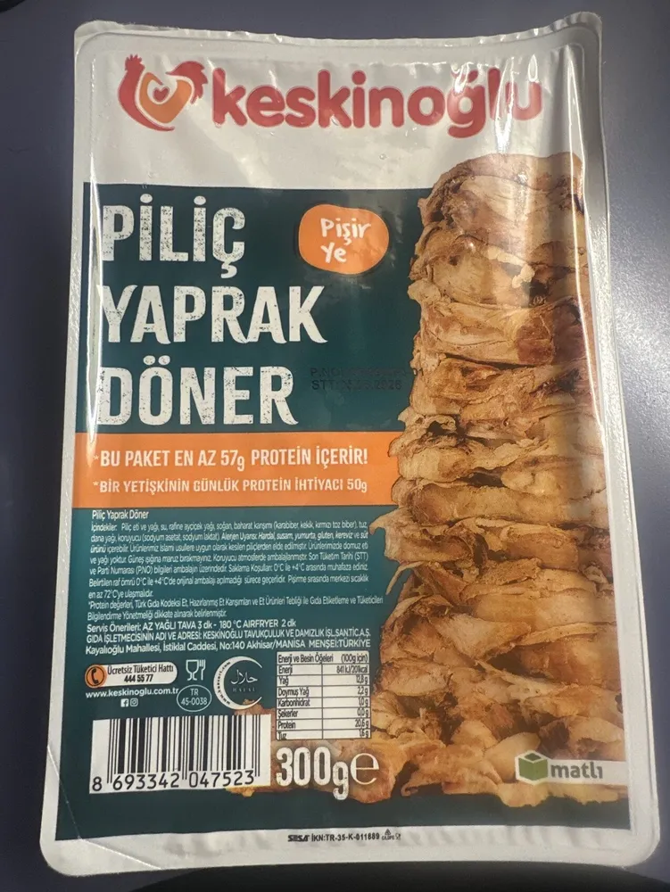 Piliç yaprak döner