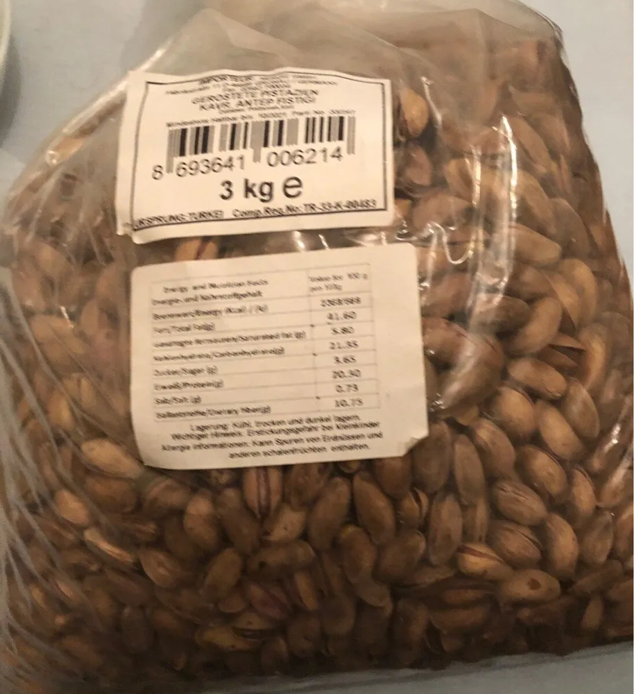 Gerostete pistazien
