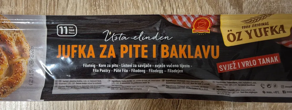 Jufka za pite i baklavu