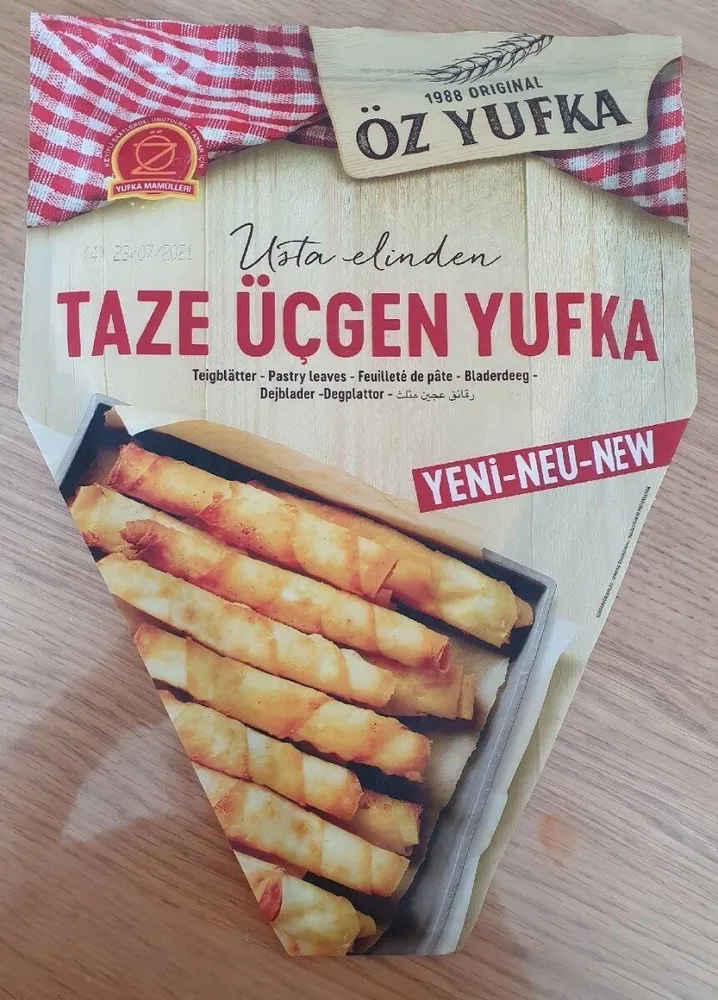 Öz Yufka pâte feuilleté triangle