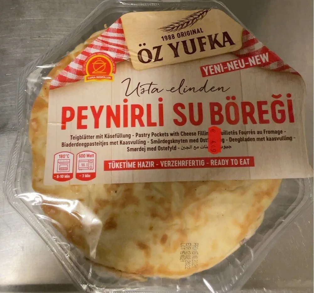 Peynirli su böreği