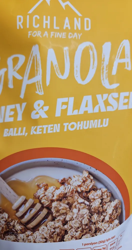 Ballı, Keten Tohumlu Granola