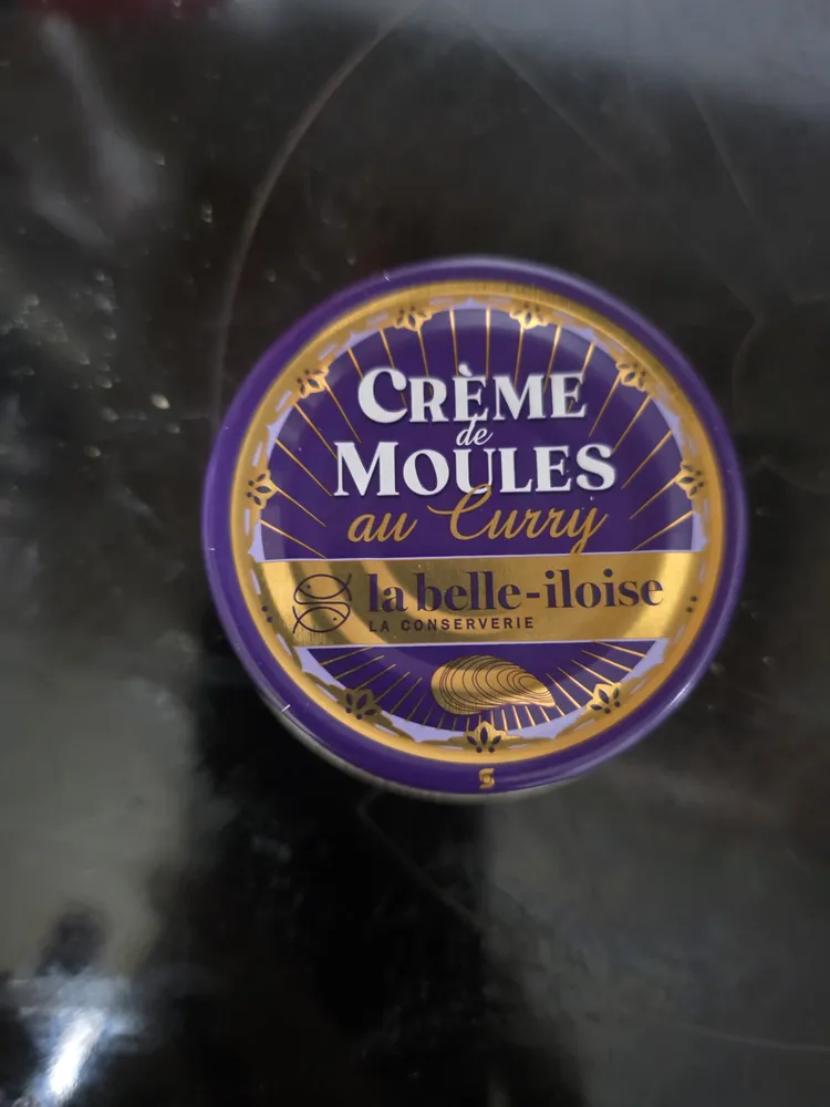 Crème de moules au curry