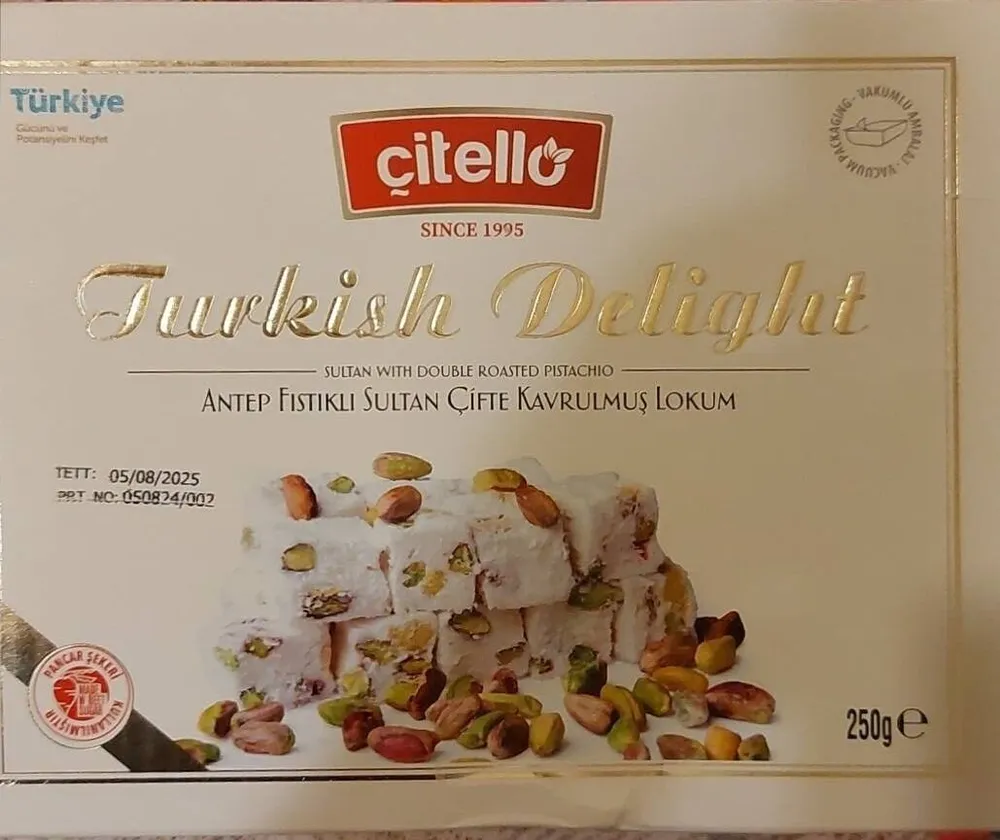 Antep Fıstıklı Sultan Çifte Kavrulmuş Lokum