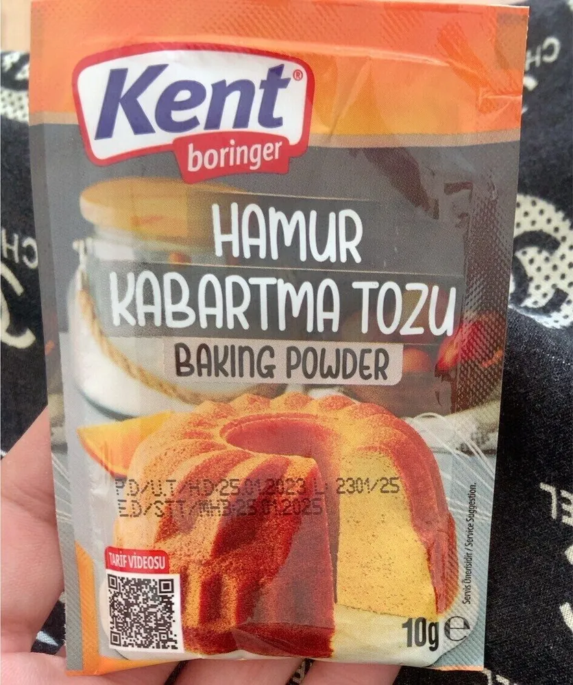 Hamur kabartma tozu