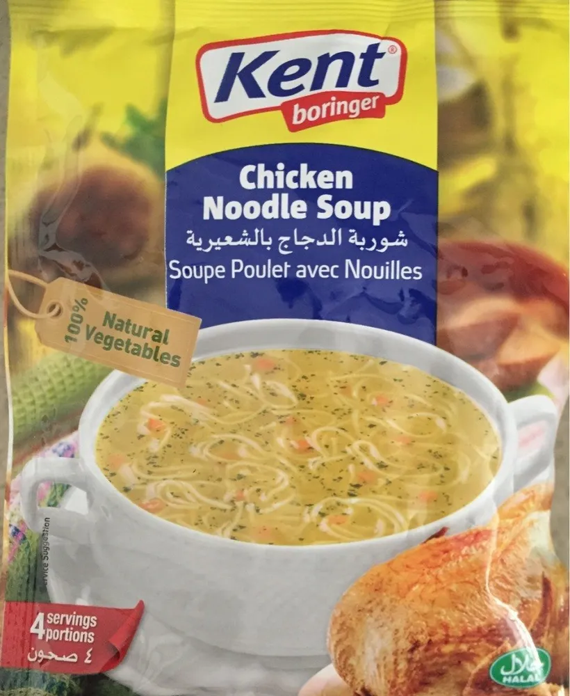 Soupe de poulet avec nouilles