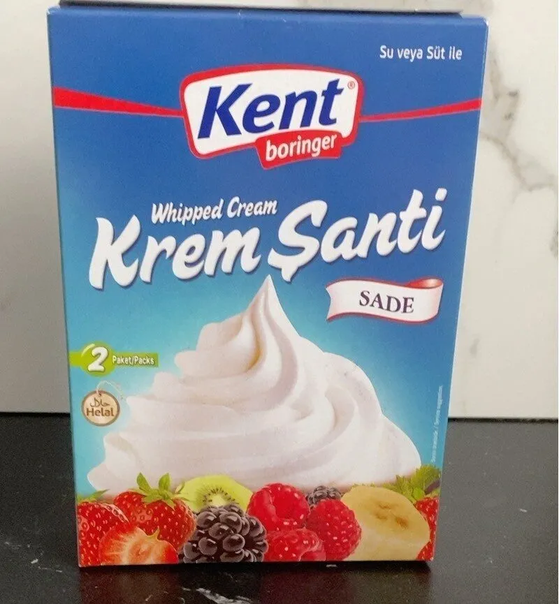 Whipped cream Krem santi