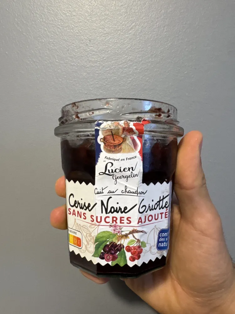Cerise noire griotte sans sucres ajoutés