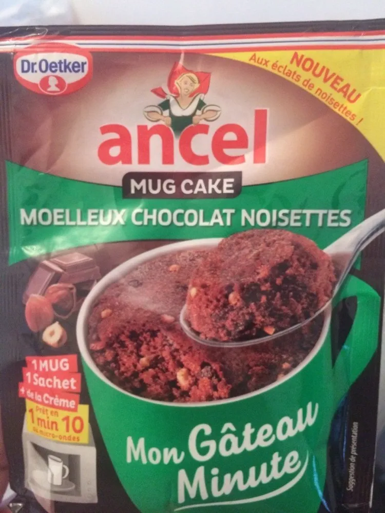 Mug cake choco noisette