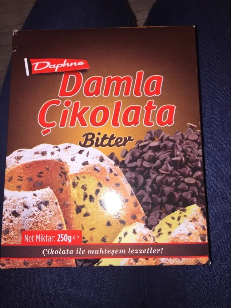 Damla çikolata bitter
