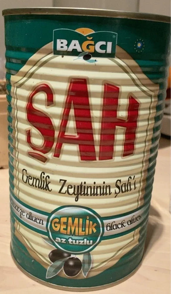 Bagci Sah Less Salty Black Olives