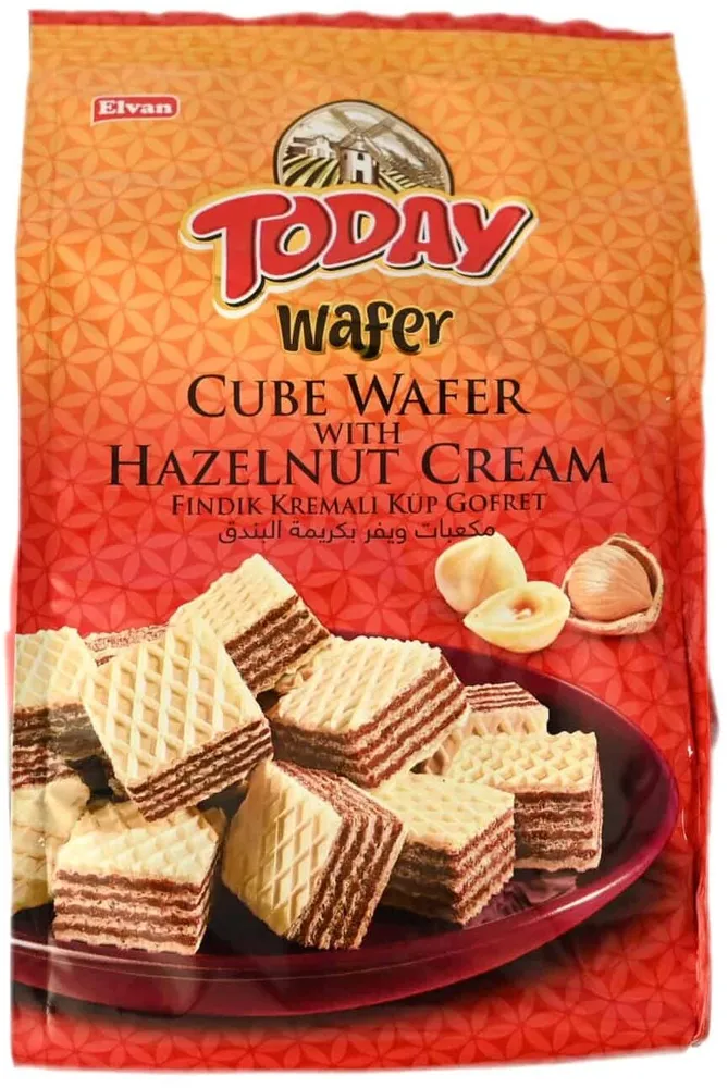 Today Cube Wafers Hazelnut
