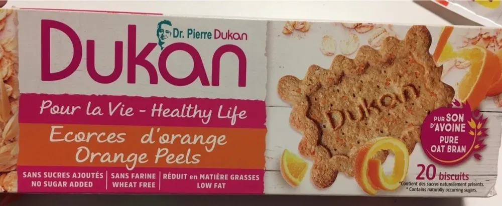 Biscuits aux écorces d'orange