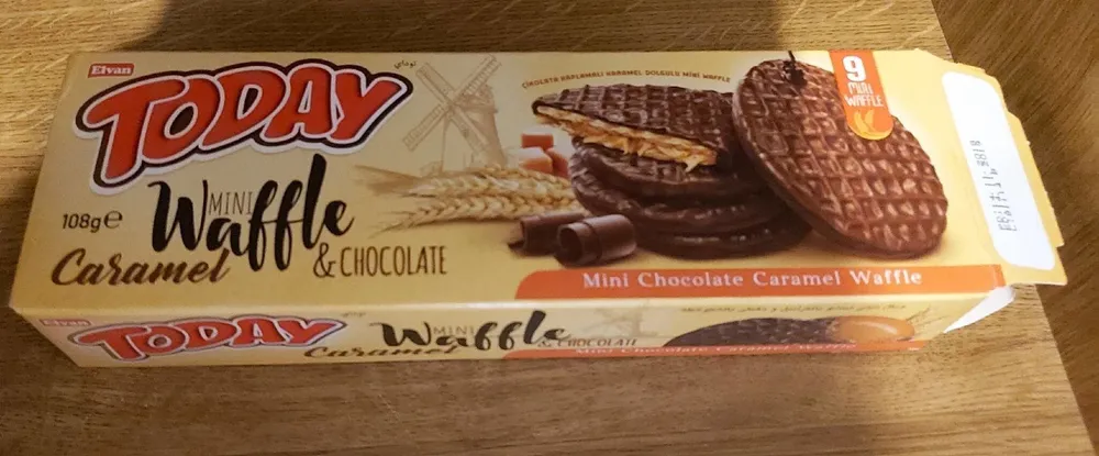 Minis gaufrettes Chocolat-Caramel