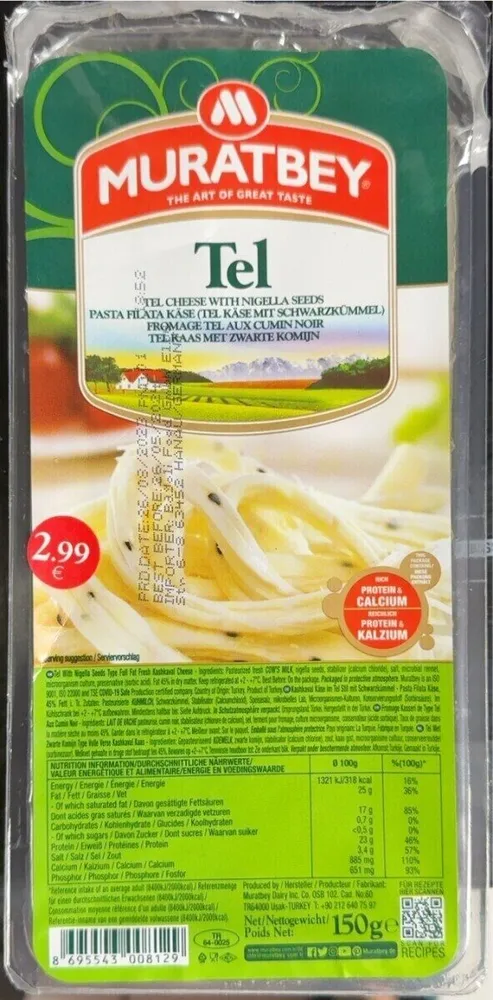 Fromage Tel aux cumin noir