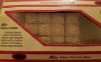 Mini baklava dilimli sade helva