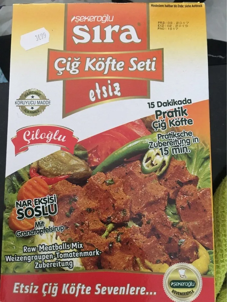 Cig Köfte Seti