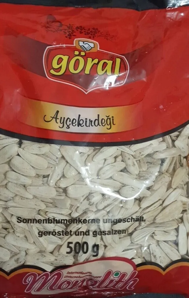 Graines de tournesol grillées et salées