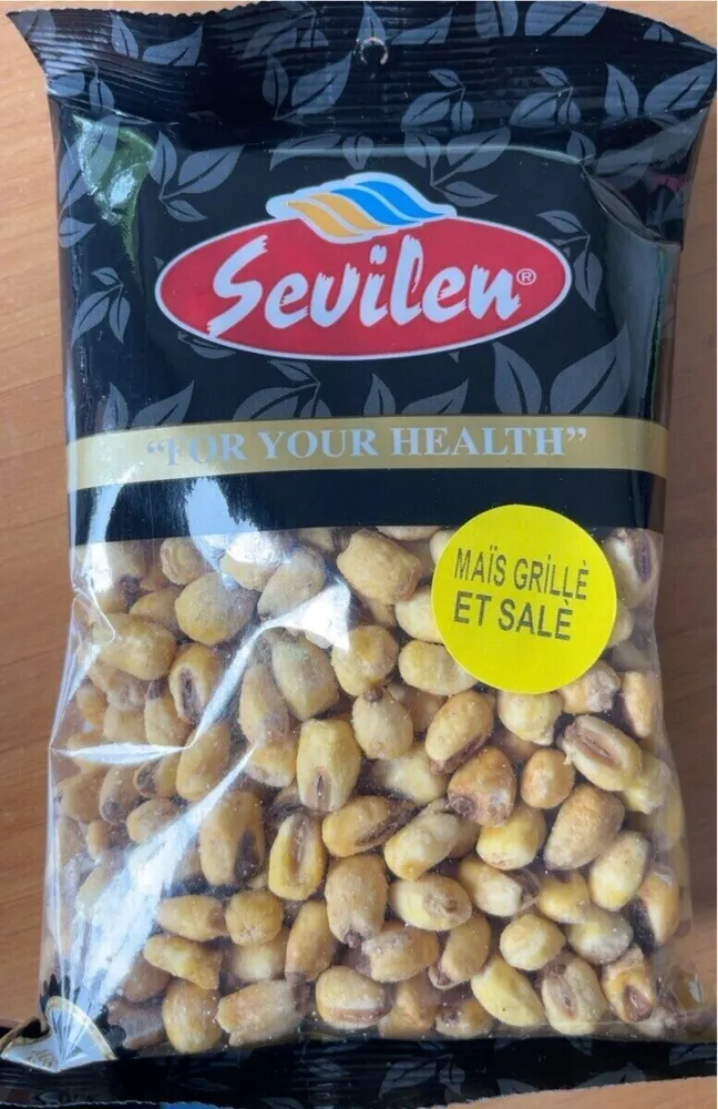 Maïs grillé et salé