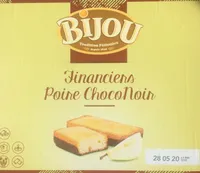 Financier poire chocolat