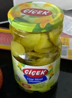 Long sliced gherkins