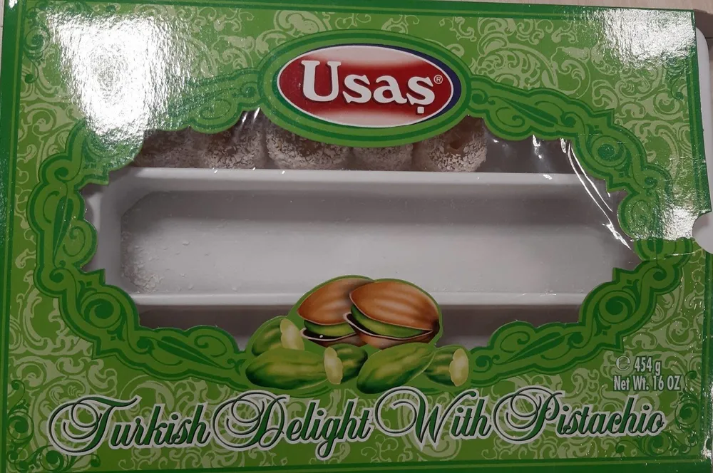 Turkish delight with pistachio usas