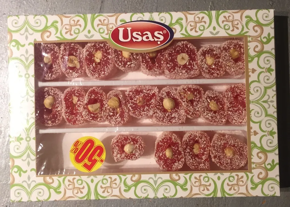 Loukoum aux noisettes noix de coco