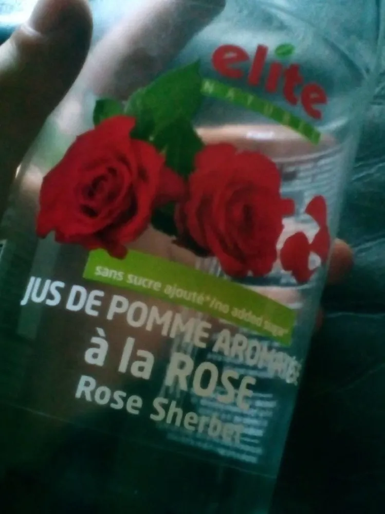 Jus de Pomme aromatisé à la Rose