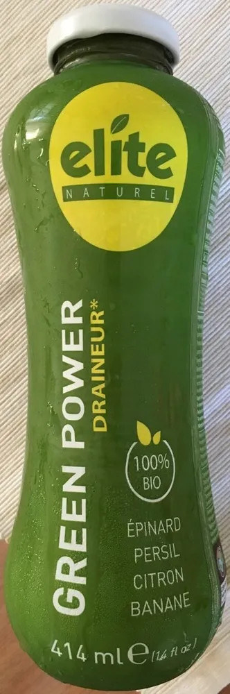 Green Power Épinard Persil Citron Banane