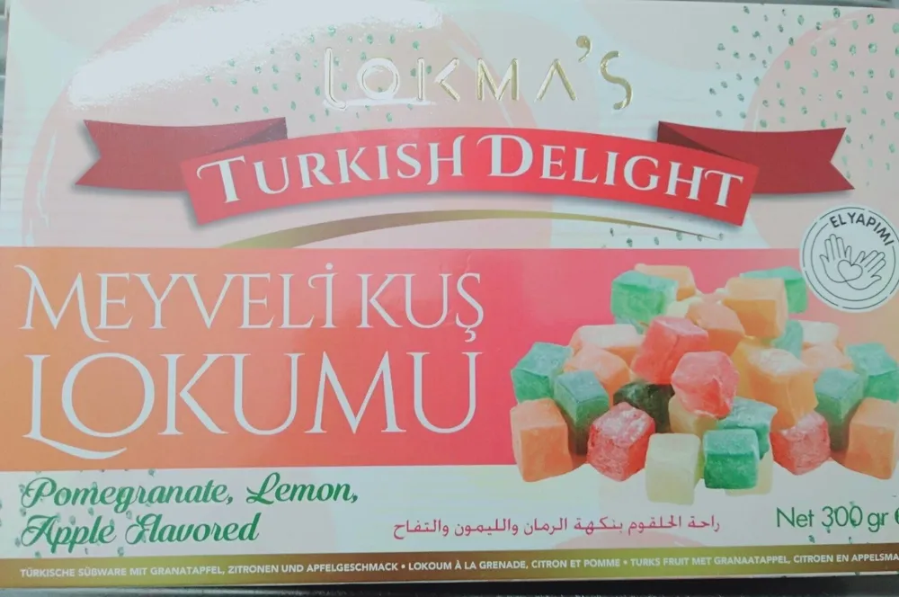 Meyveli Kuş Lokumu (Turkish delight)