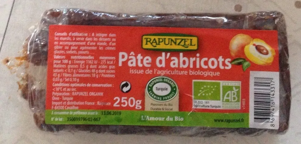 Pâte d'abricots