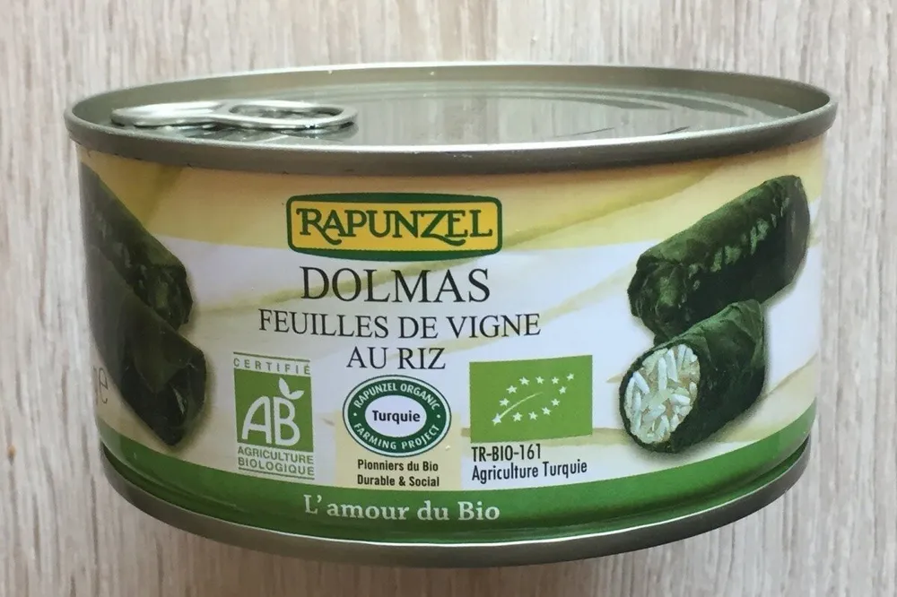 Dolmas feuilles de vigne au riz