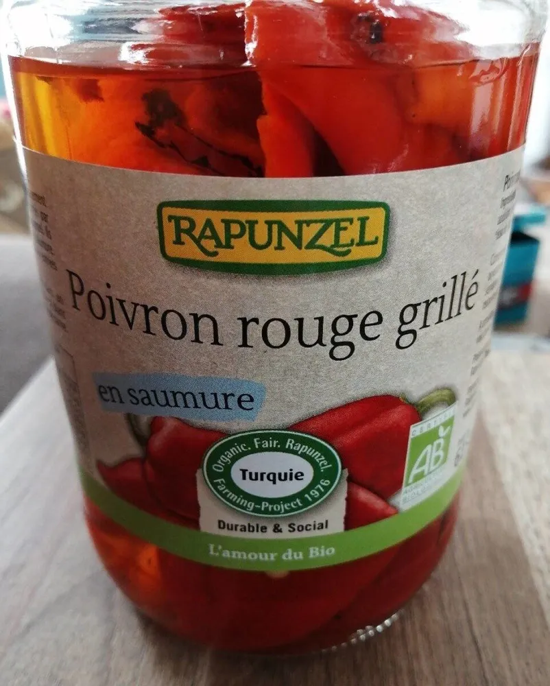 Poivron rouge grillé en saumure