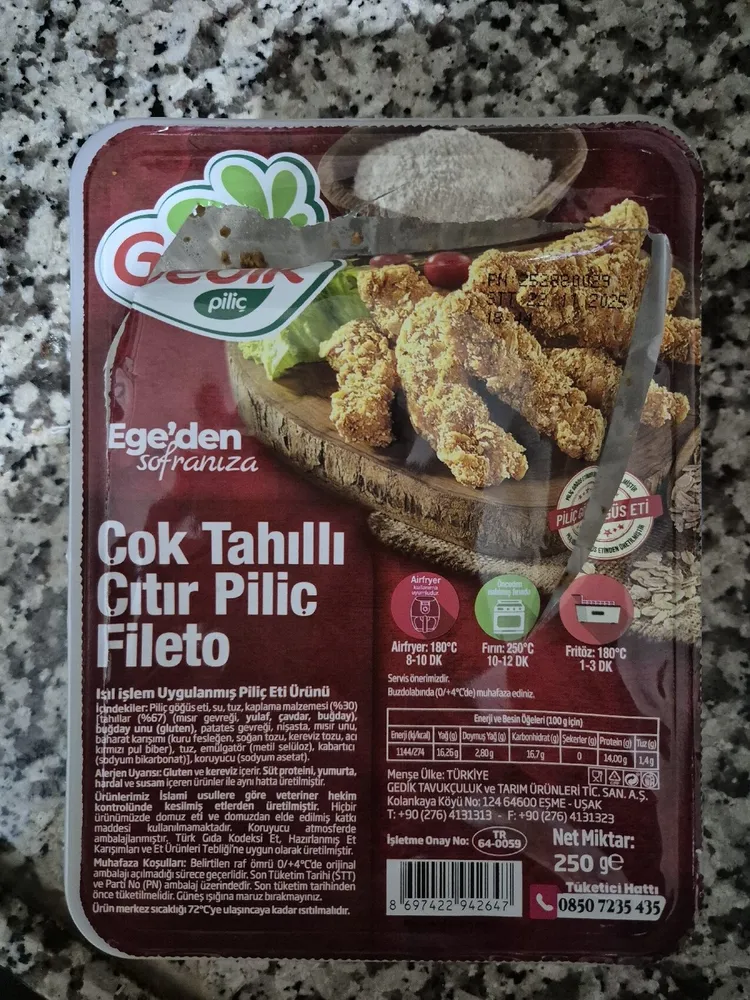 Çok Tahıllı Çıtır Piliç Fileto
