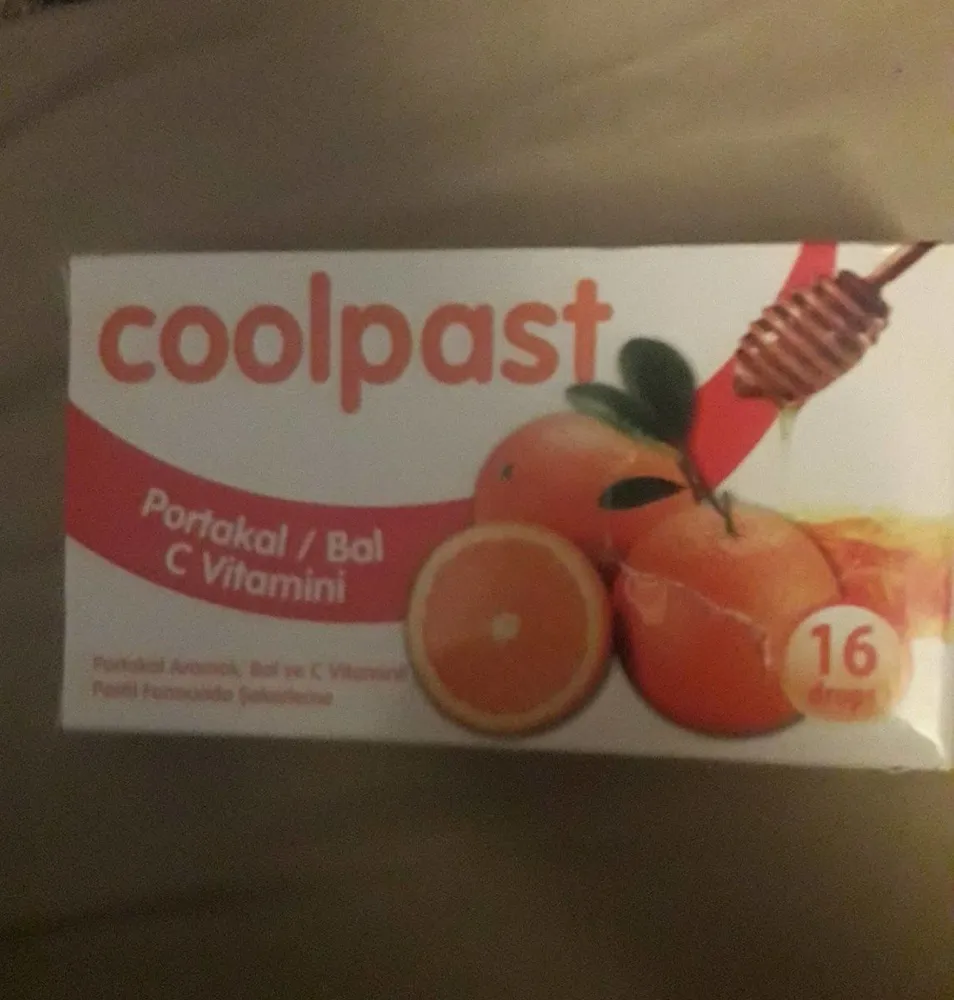 Pastille de Vitamine C Arome Orange/Miel