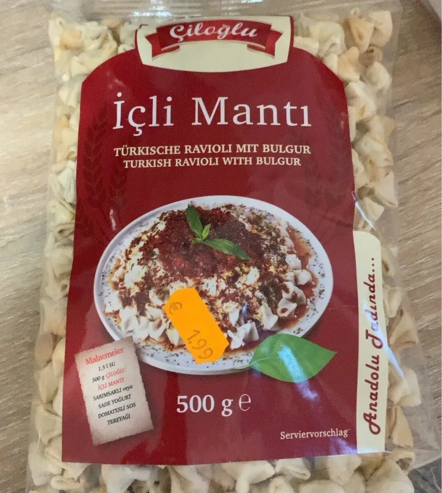 İçli mantı bulgur