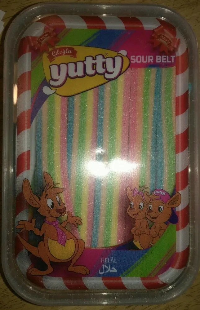Sour belt rainbow ribbons tutti-frutti