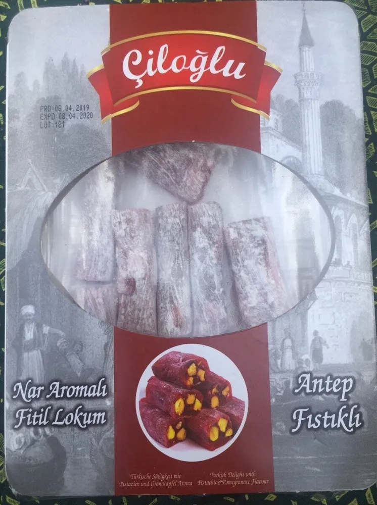 Nar aromali fitil lokum