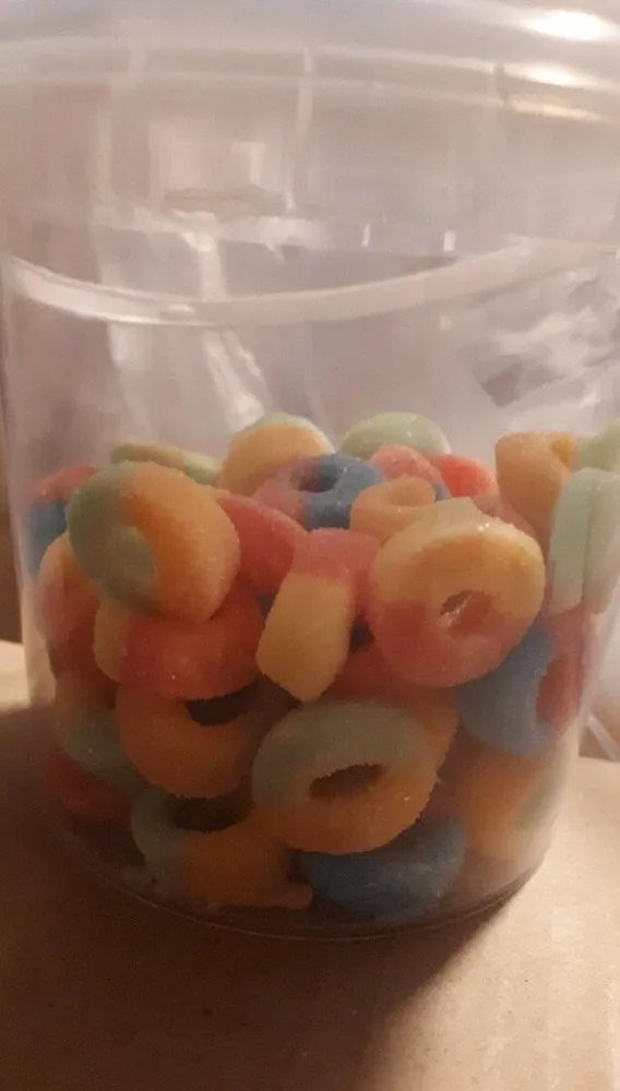 Yutty jelly gum sugared rings