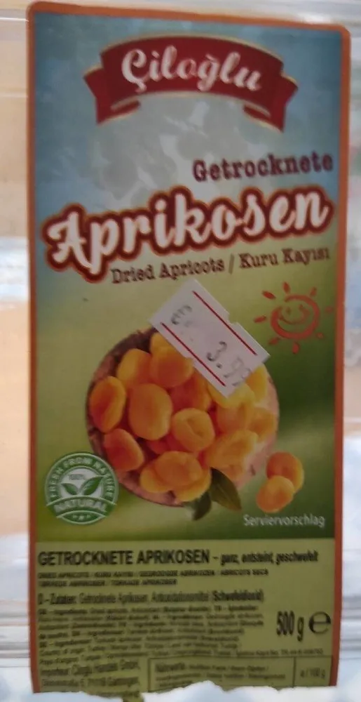 getrocknete Aprikosen