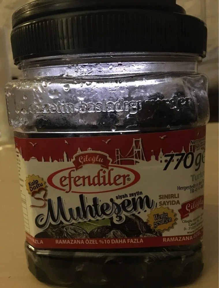 Siyah zeytin