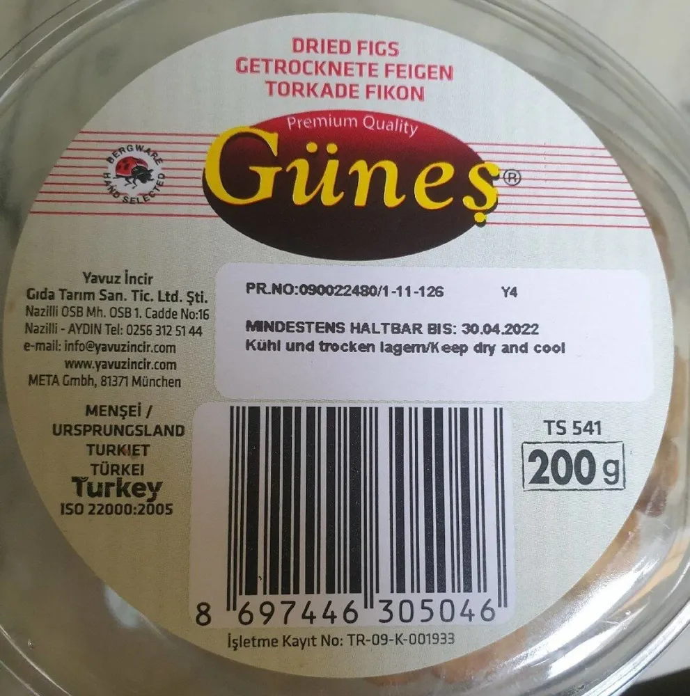 Figues séchées