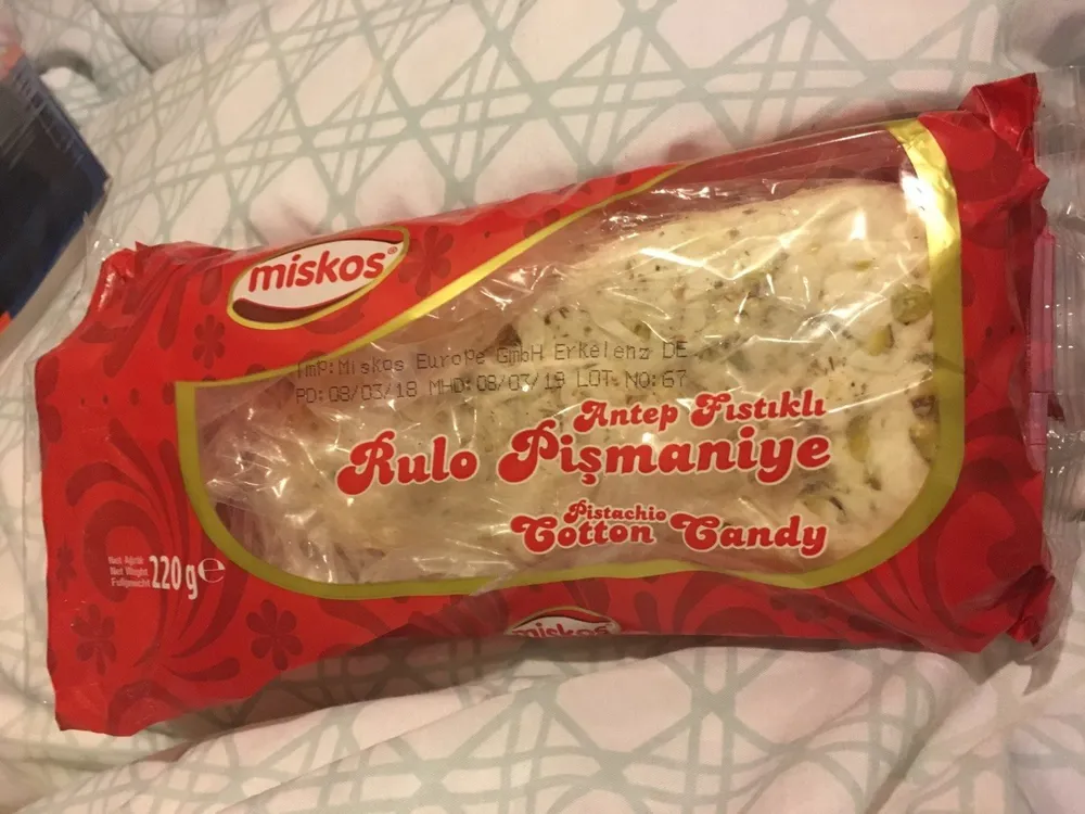 Pistachio cotton candy