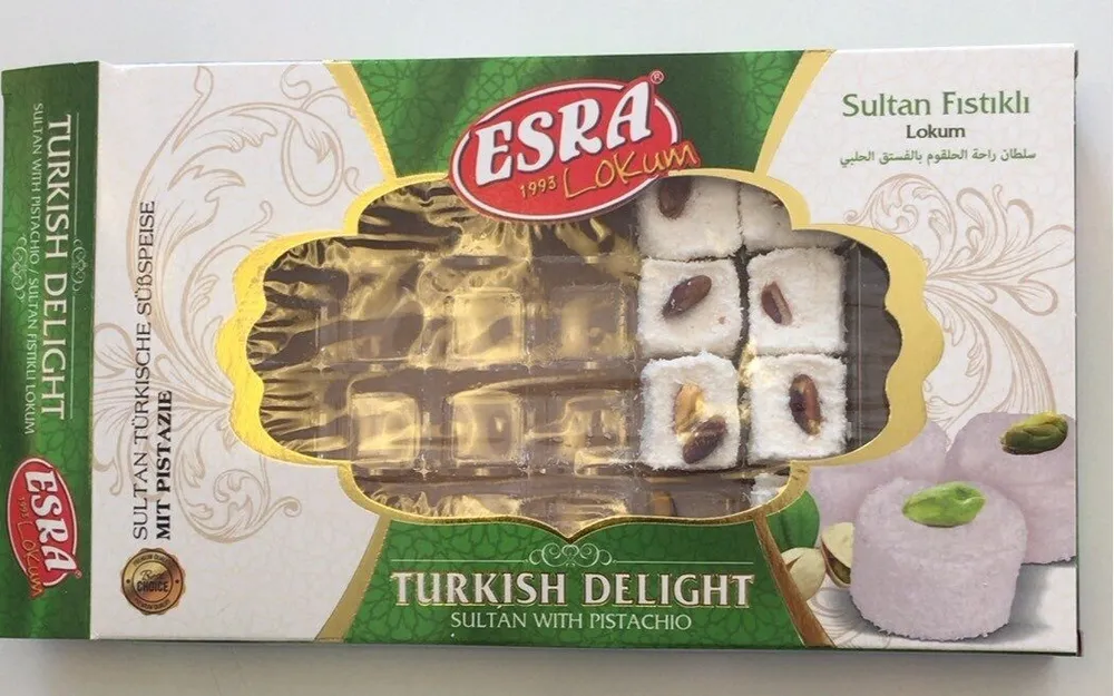 Turkish delight sultan with pistachio